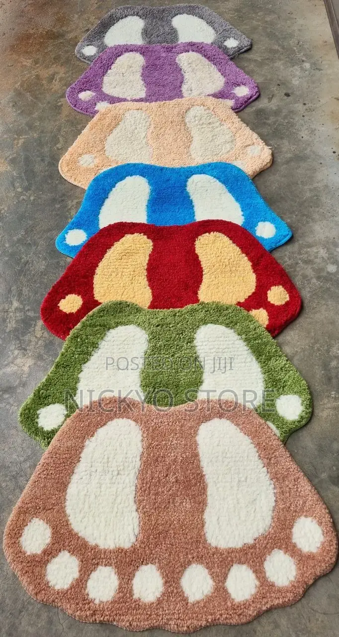 Big Feet Bathroom Shower Rugs for Kitchen, Room, Toilet