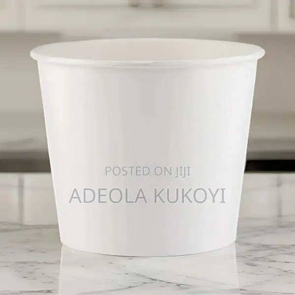 500pcs of Big Chicken White Paper Chicken Bucket