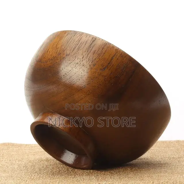 14cm Wide Natural Hardwood Wooden Bowl