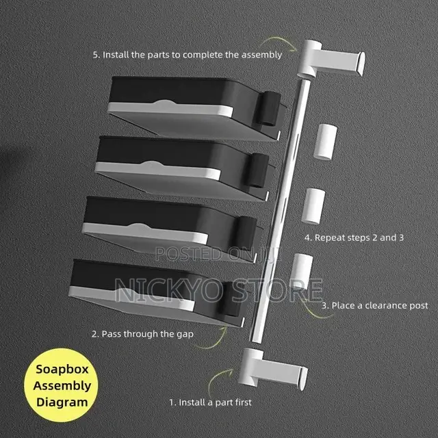 Layers Soap Holder Container Home Wall Mounted Soap Holder