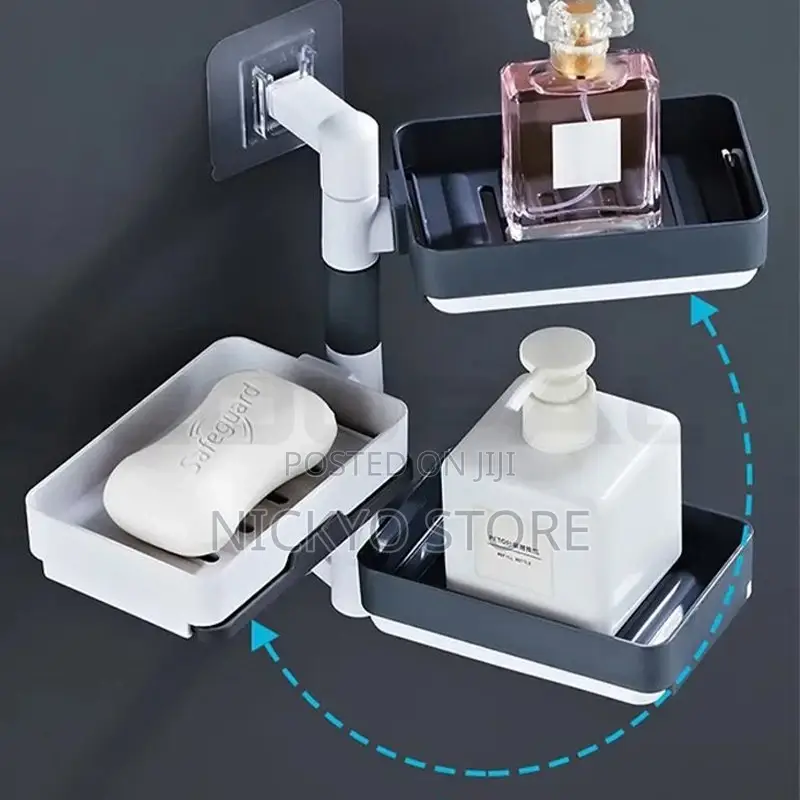 Layers Soap Holder Container Home Wall Mounted Soap Holder