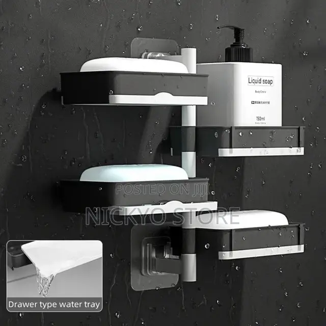 Layers Soap Holder Container Home Wall Mounted Soap Holder