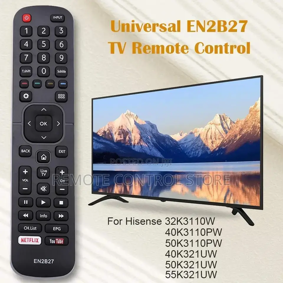 EN2B27 Replacement Remote Control Fit for Hisense