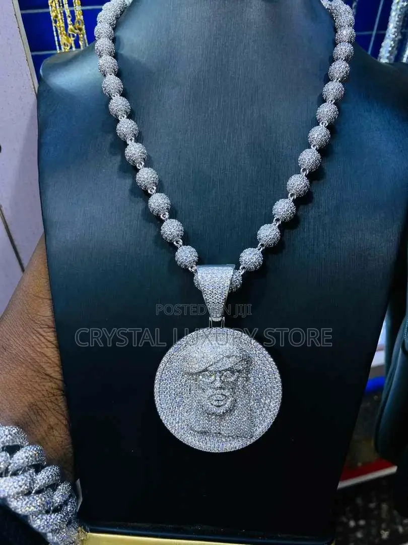 High-End Cubic Zirconia Necklace and Pendant