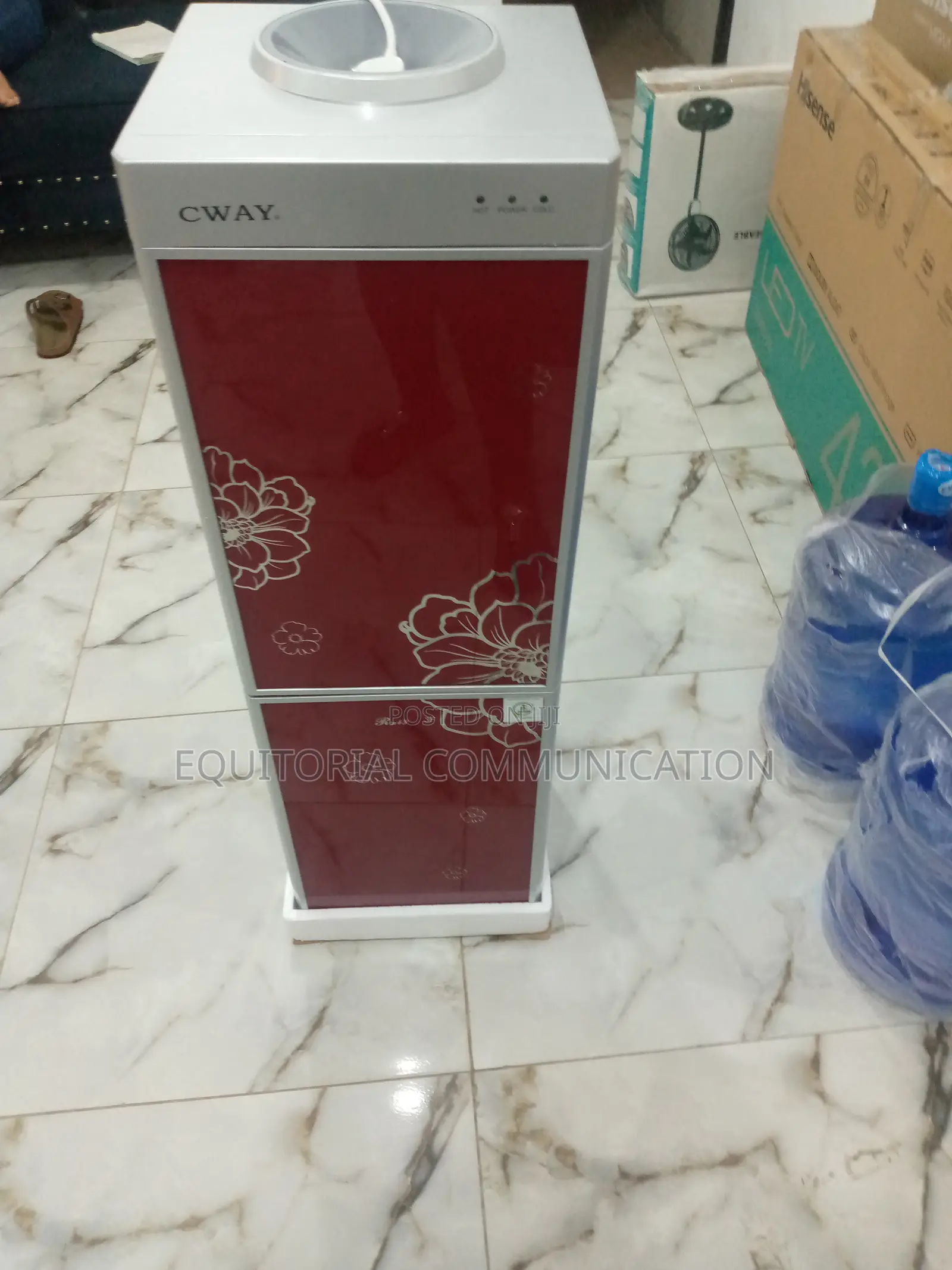 Cold and Hot Cway Water Dispenser Red