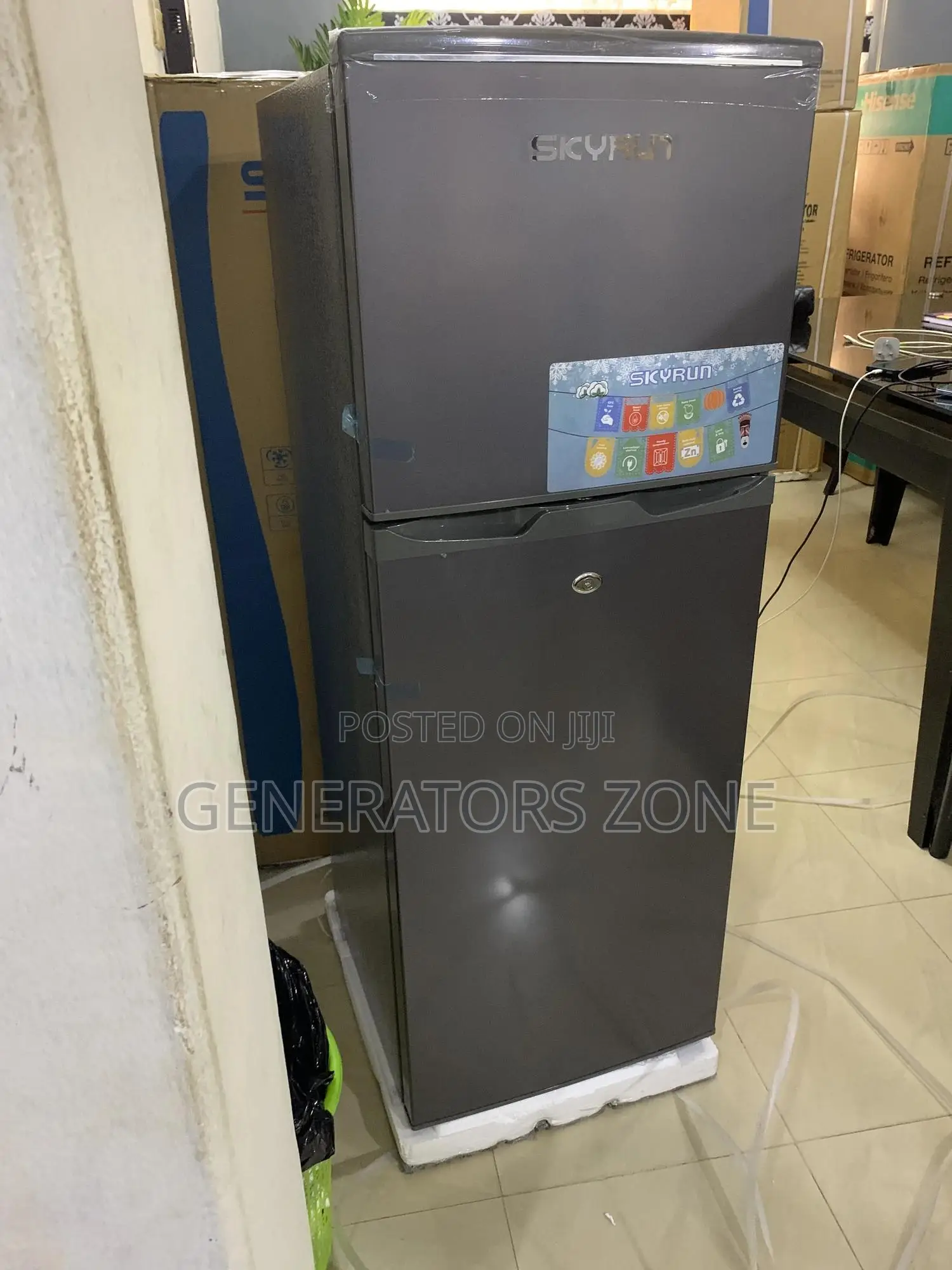 138hc Skyrun BCD-138hc Top Freezer With Lock Refrigerator