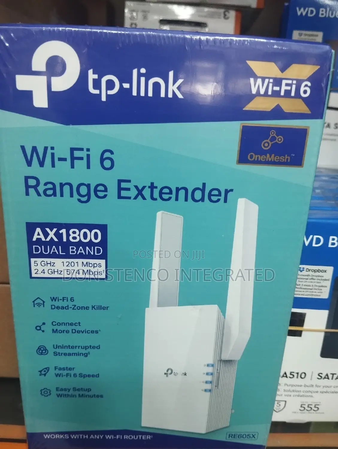 Tp-Linkax1800 Wifi 6 Range Extender Dualband