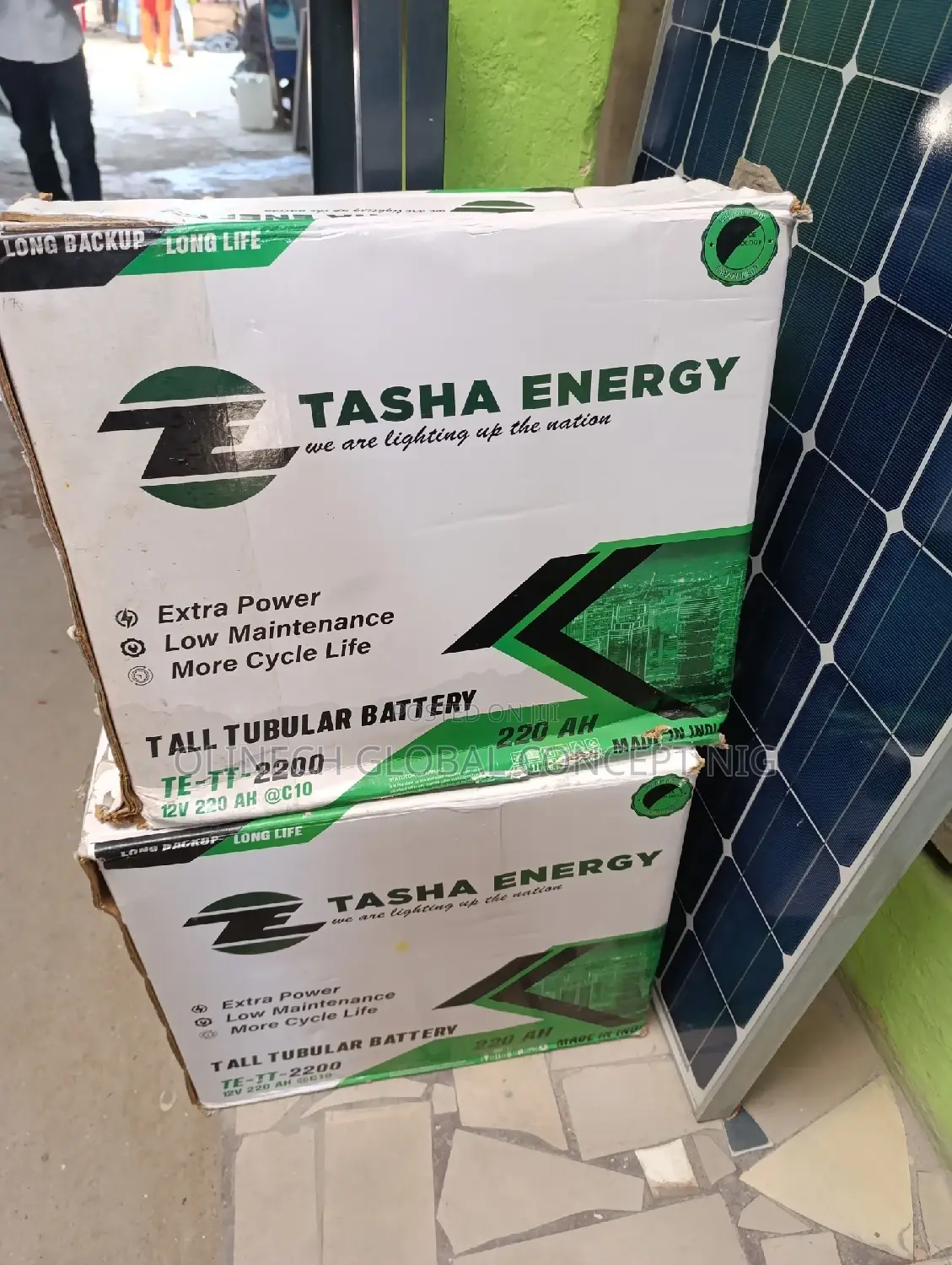 Tasha Energy Tubular Battery , Extra Power,Low Maintenance,