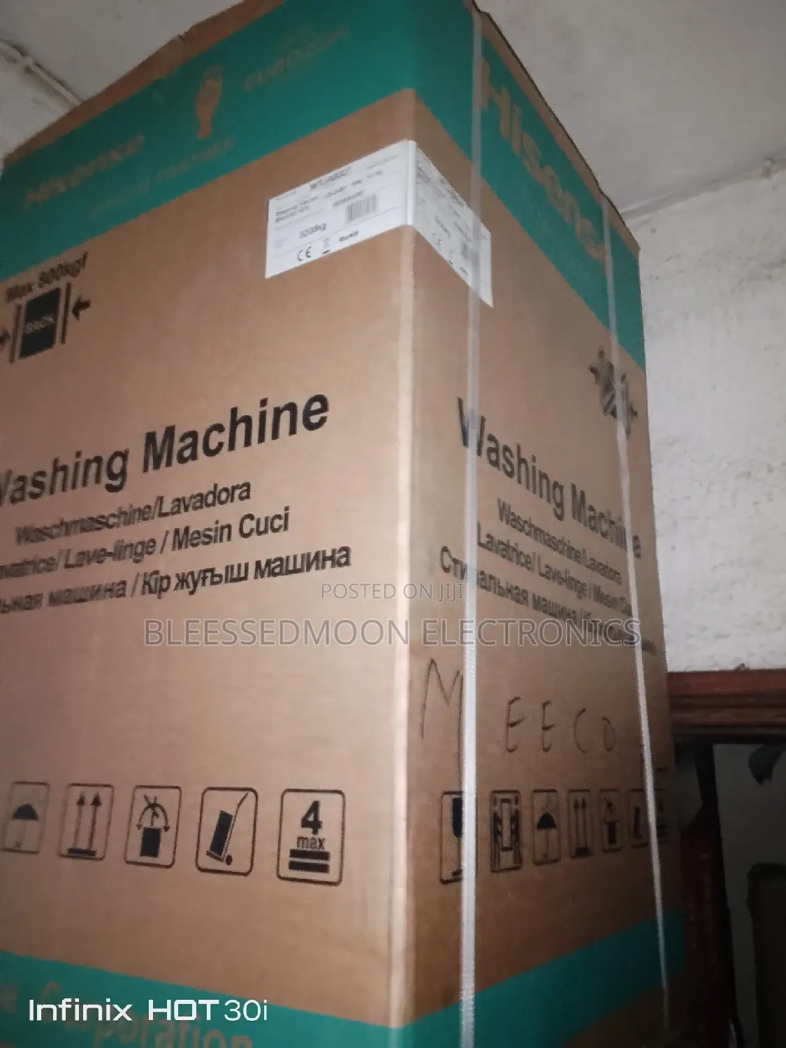 Hisense Inverter Automatic Washing Machine 8kg