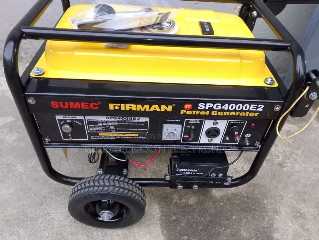 Sumec Firman Generator 4000E2 Automatic Start 5.5kva 2 Yrs