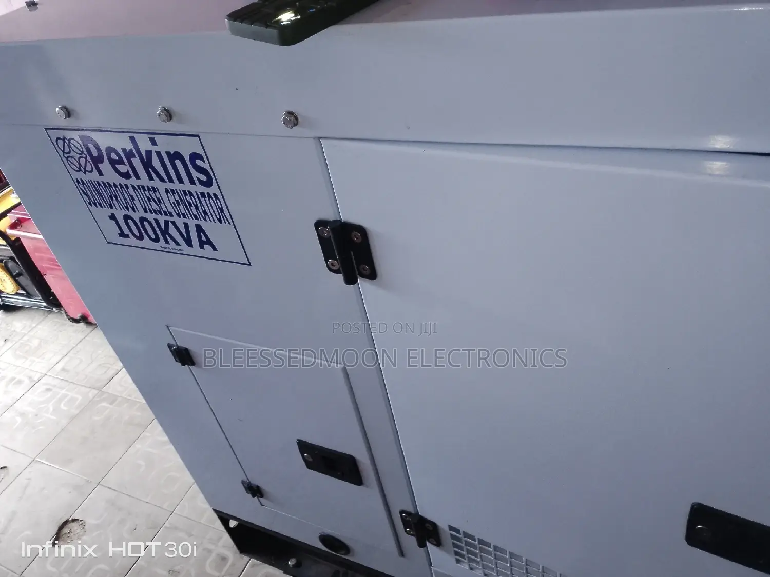 Perkins Soundproof Diesel Generator 100kva Full Cooper Coil