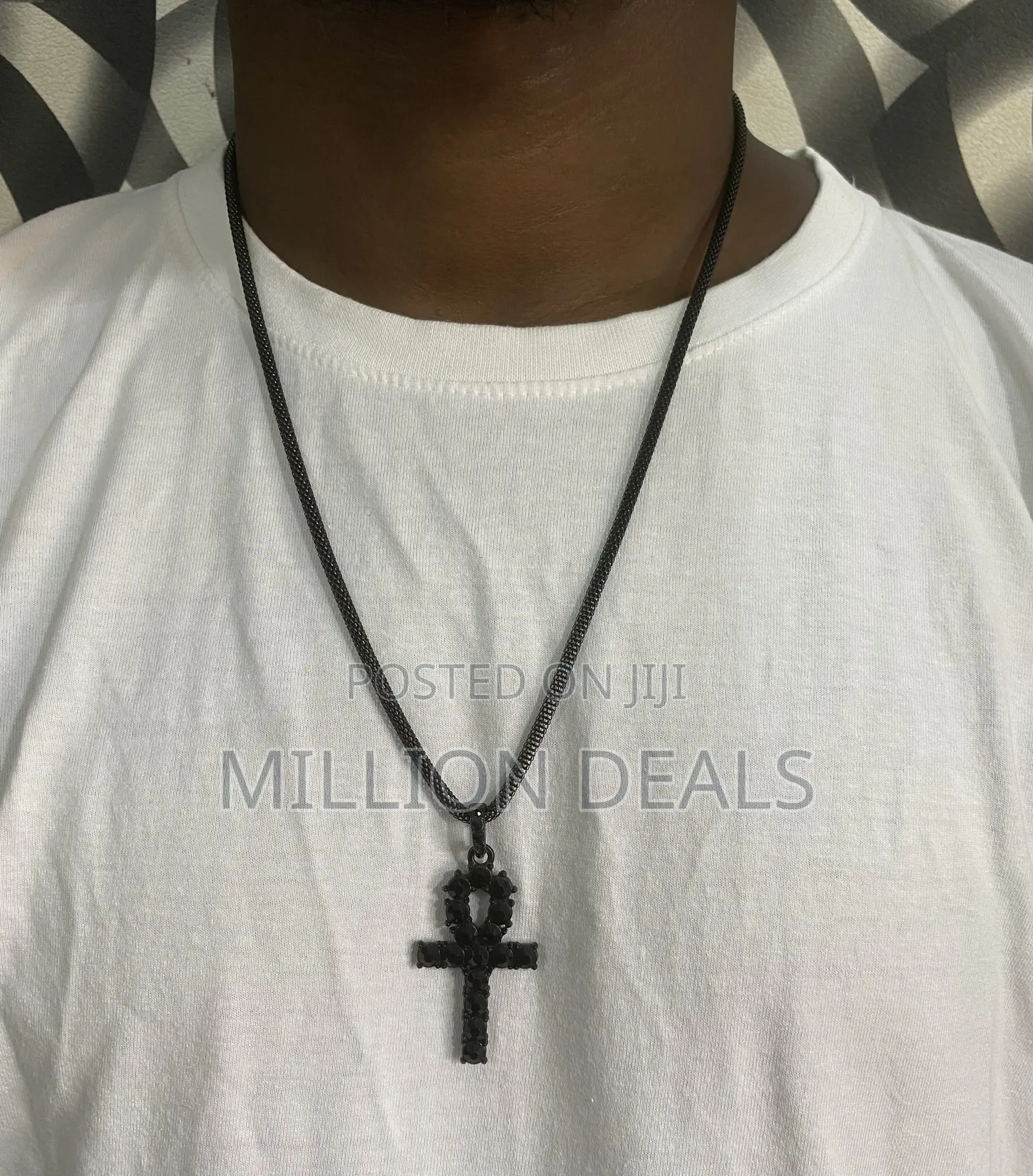 Meshed Stylish Black Men’S Neckpiece