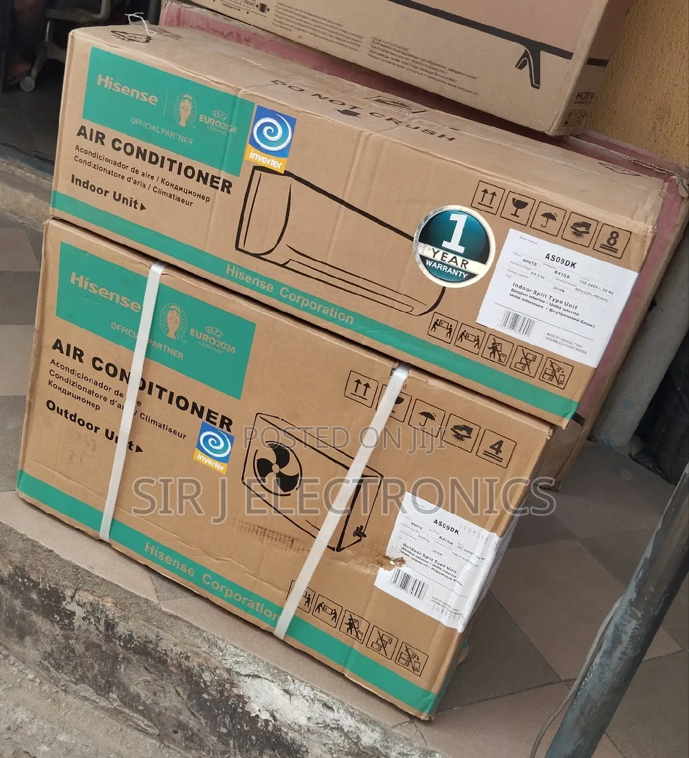 Original Hisense 1.5hp Inverter Split Unit Ac + Warranty