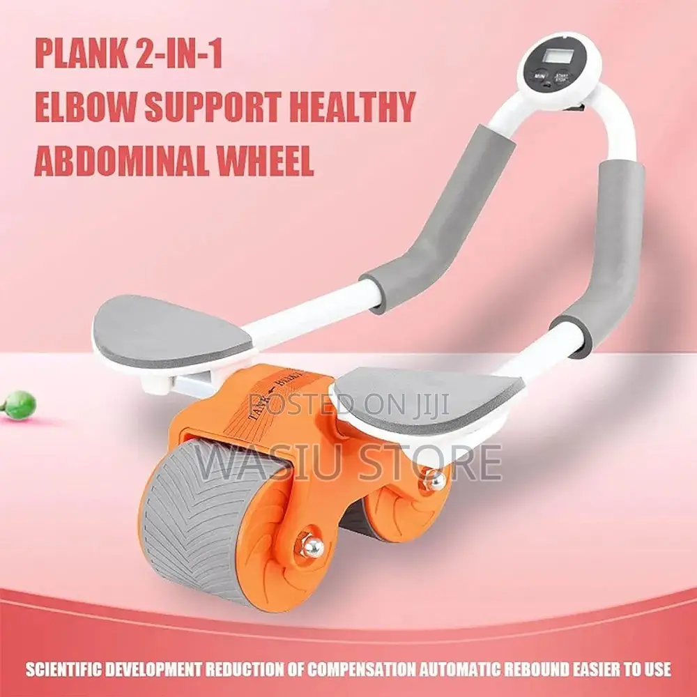 Automatic Rebound Abdominal Wheel With Timer