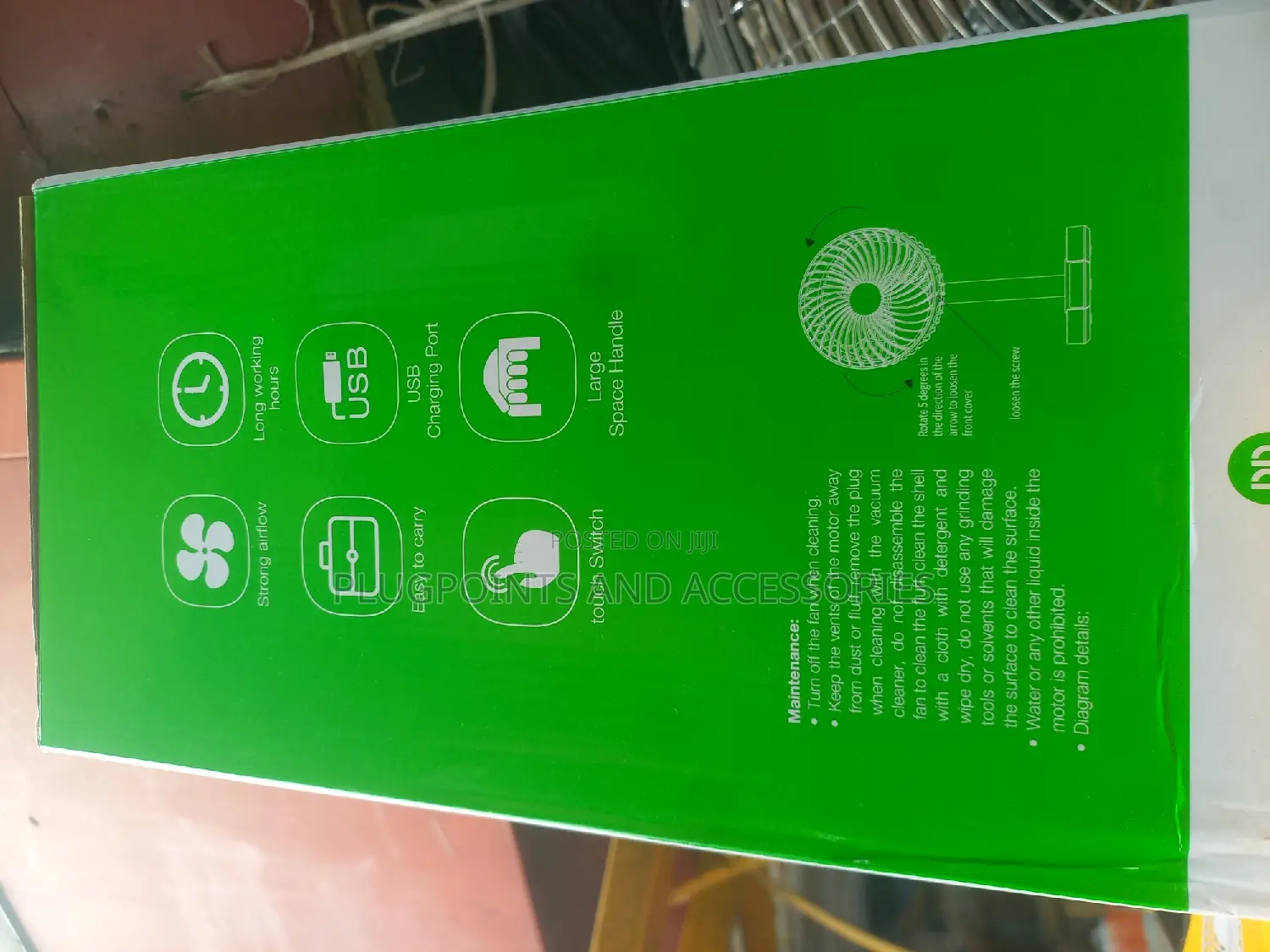 Dp Rechargeable Wall Fan