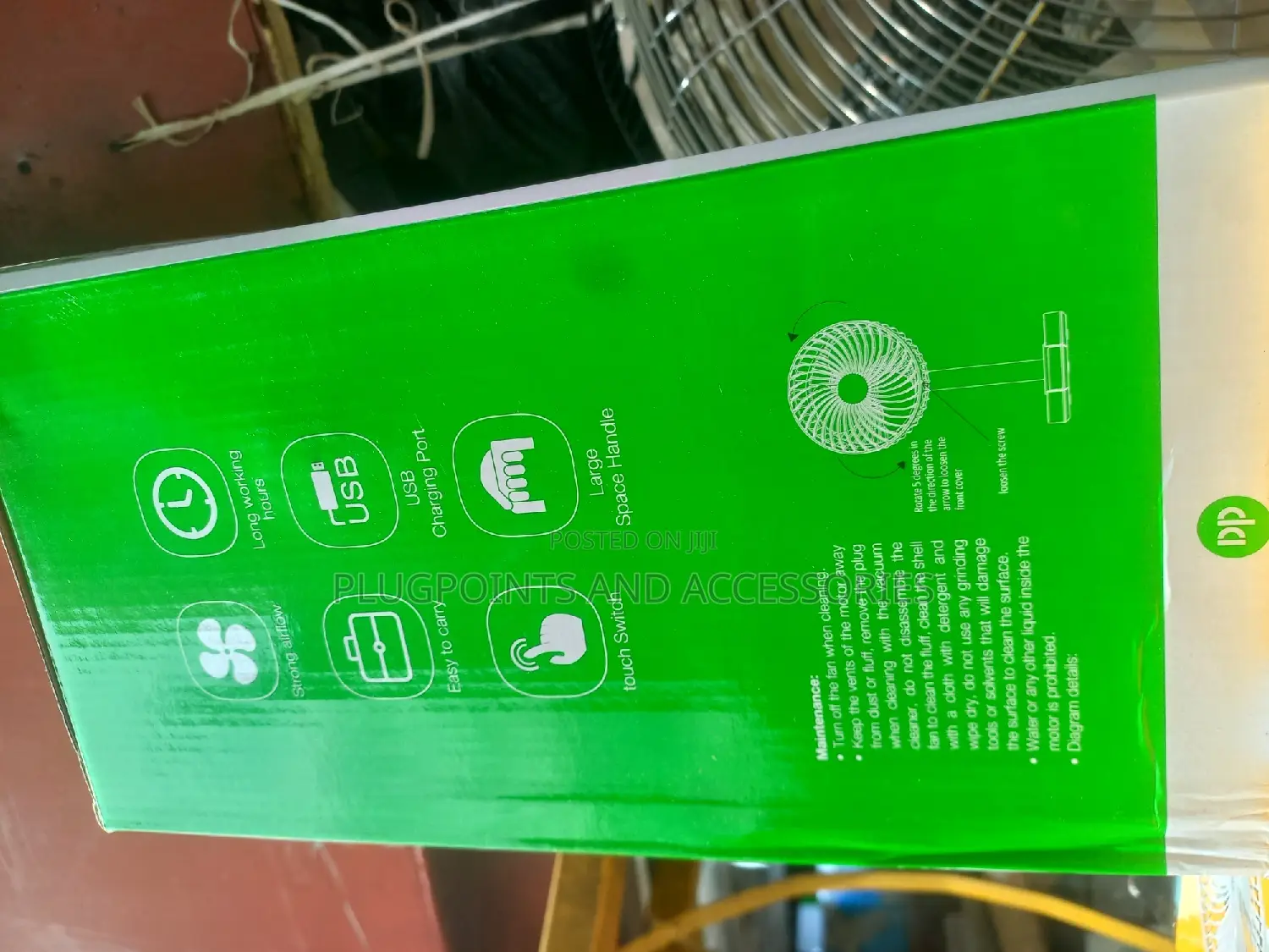 Dp Rechargeable Wall Fan