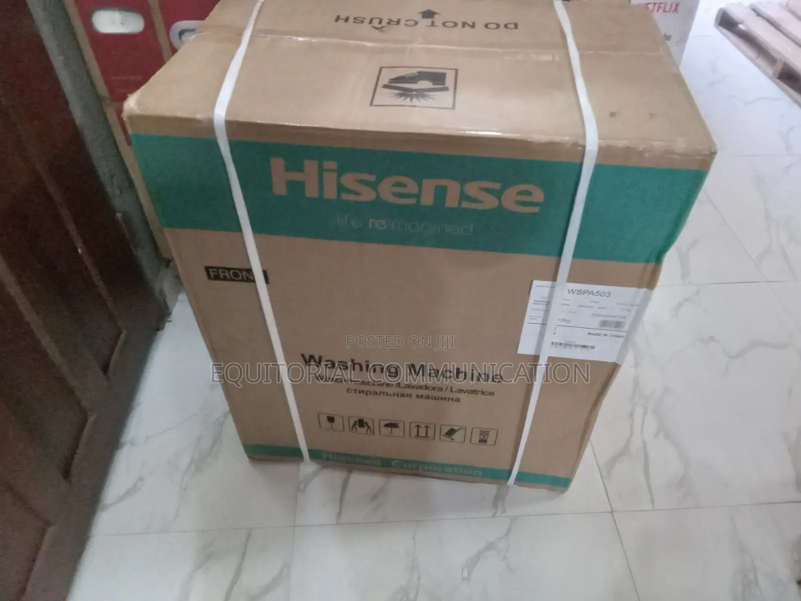 Hisense 7.5kg Twin Tub Semi Automatic Washing Machine (White
