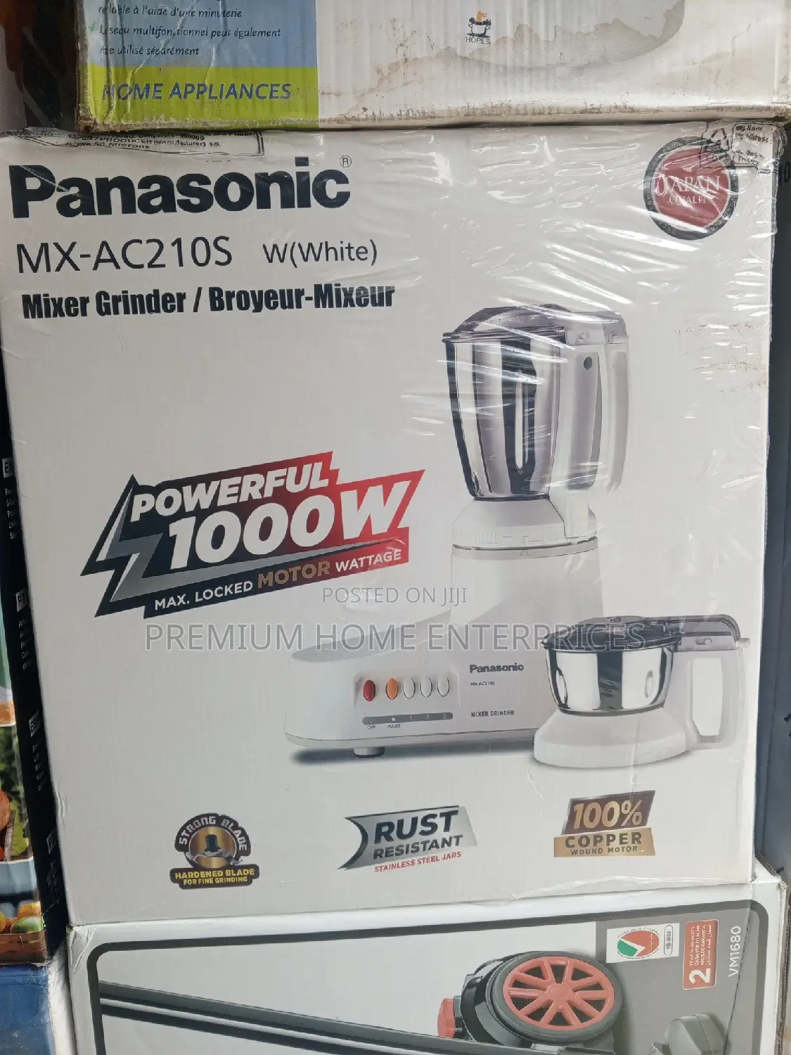 Panasonic 2 Jars Mixer Grinder MX-AC 210S