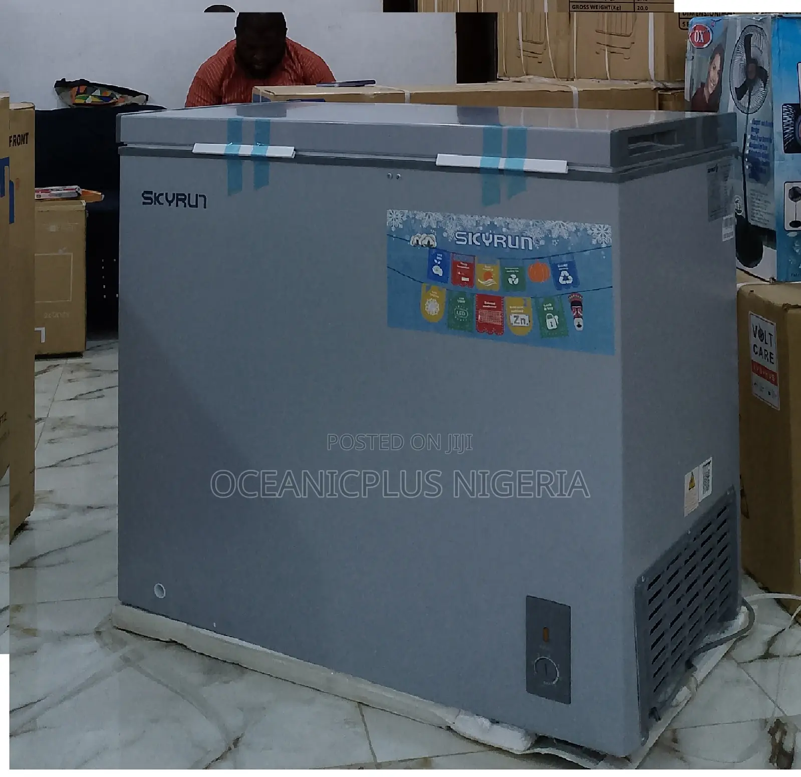 200litres Skyrun Chest/Deep Freezer Presently Available Now!