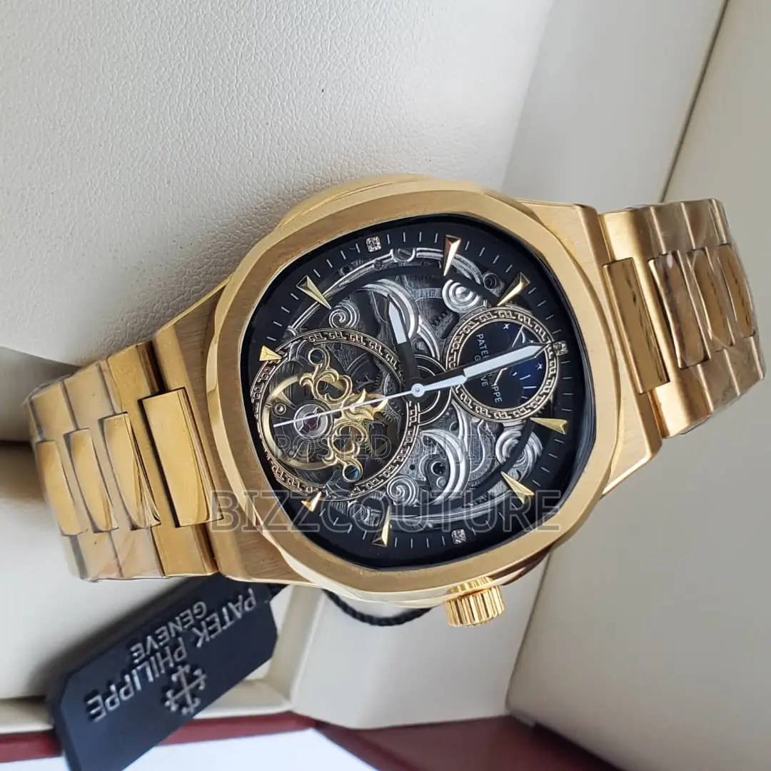 Original PATEK PHILIPPE Chronograph Gold Chain Watch