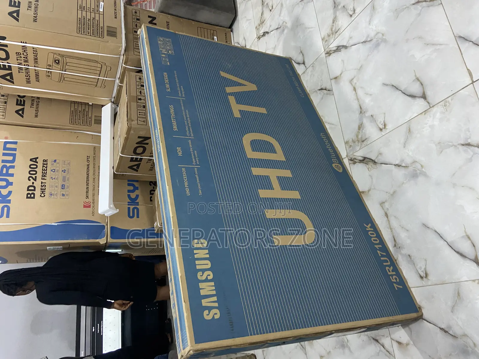 Samsung 75 Inch Affordable Smart Tv+ Stand