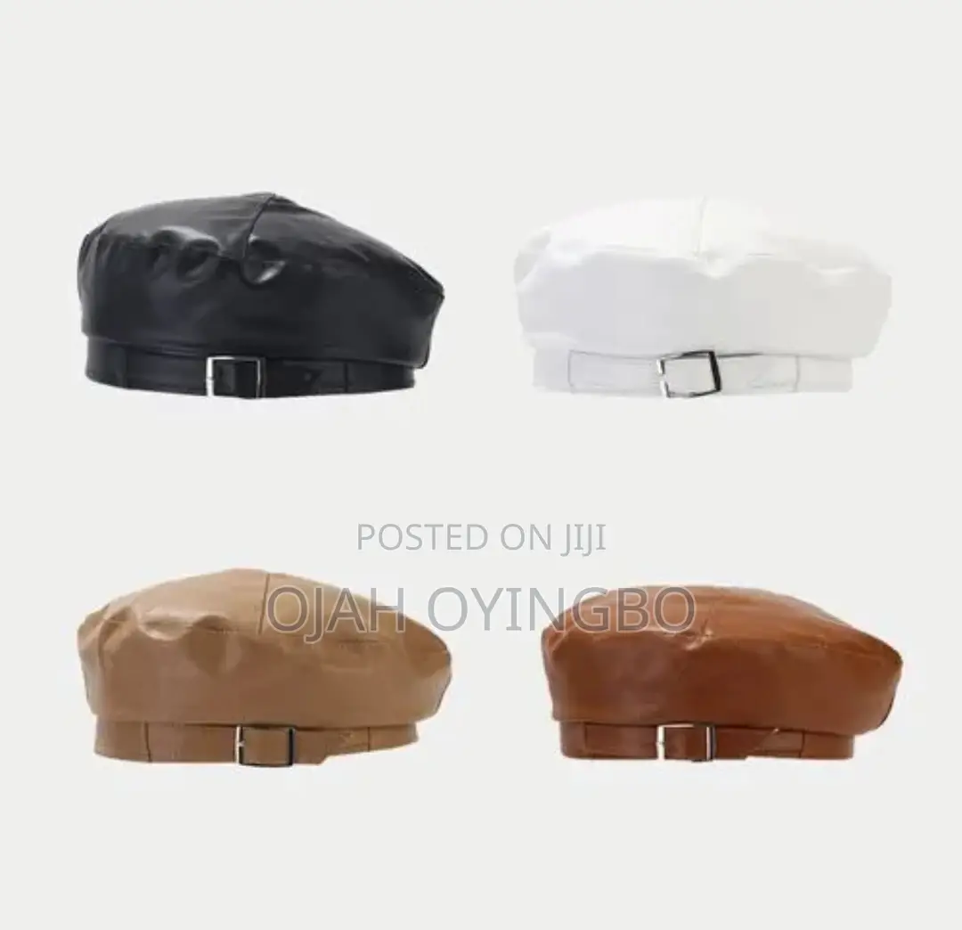 Brand New Leather Beret