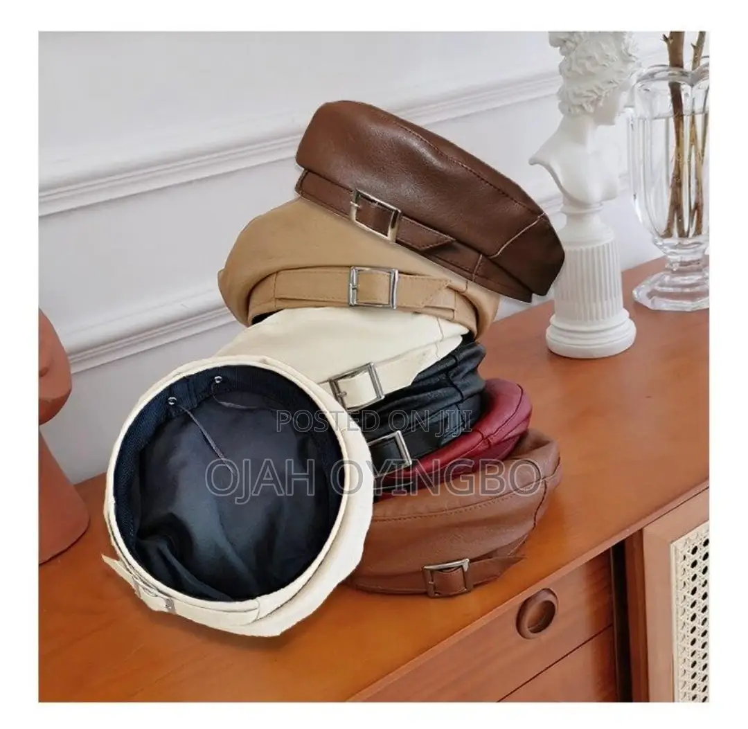 Brand New Leather Beret