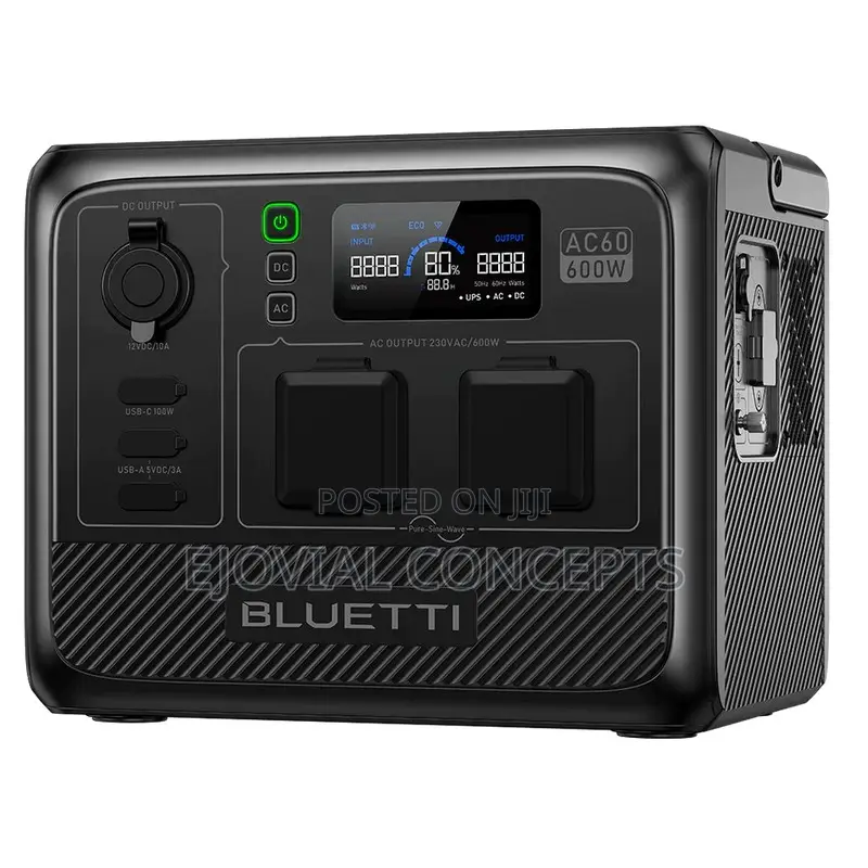 Bluetti Ac60/P Portable Power Station | 600w 403wh