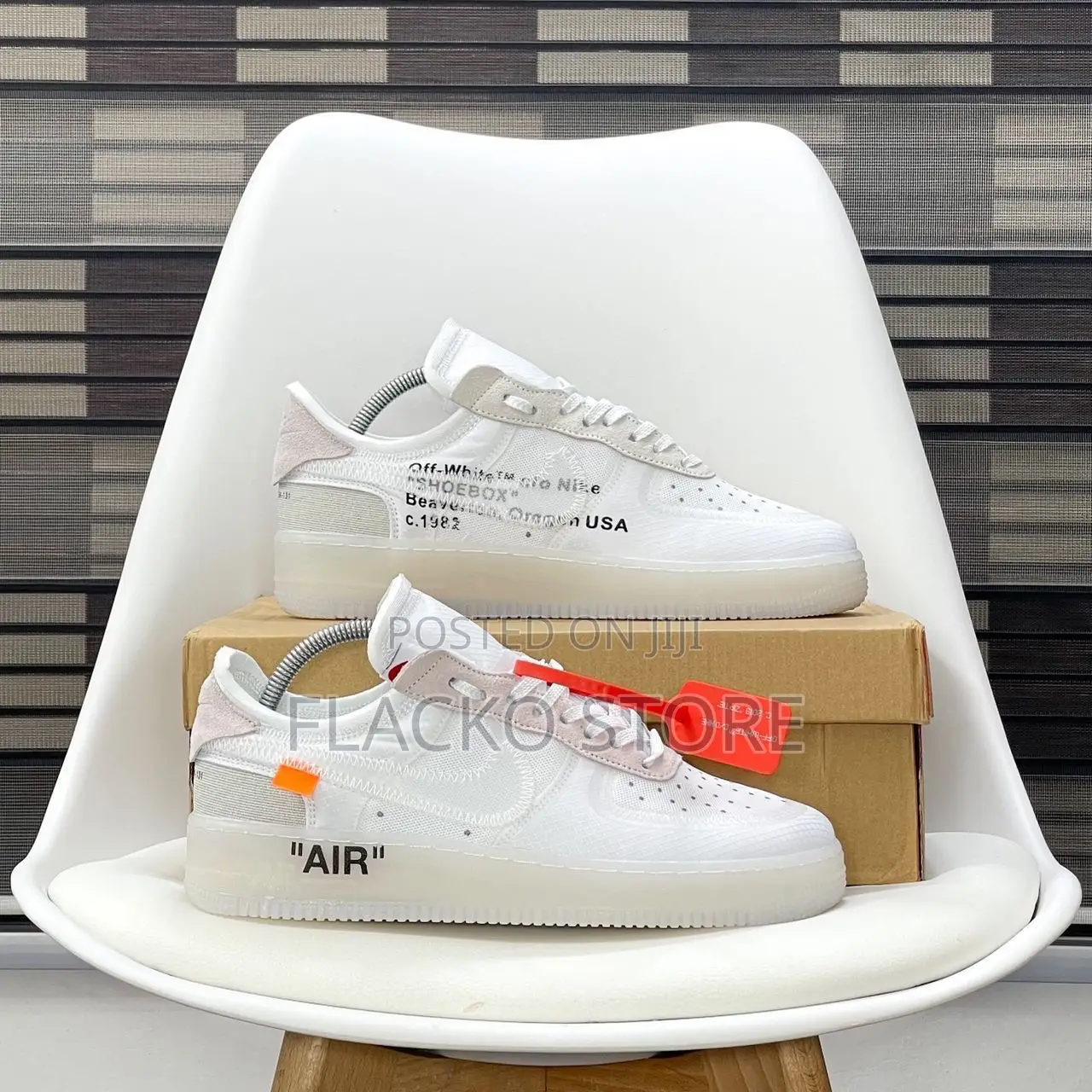 Original Off White X Nike Air Force 1 Sneakers