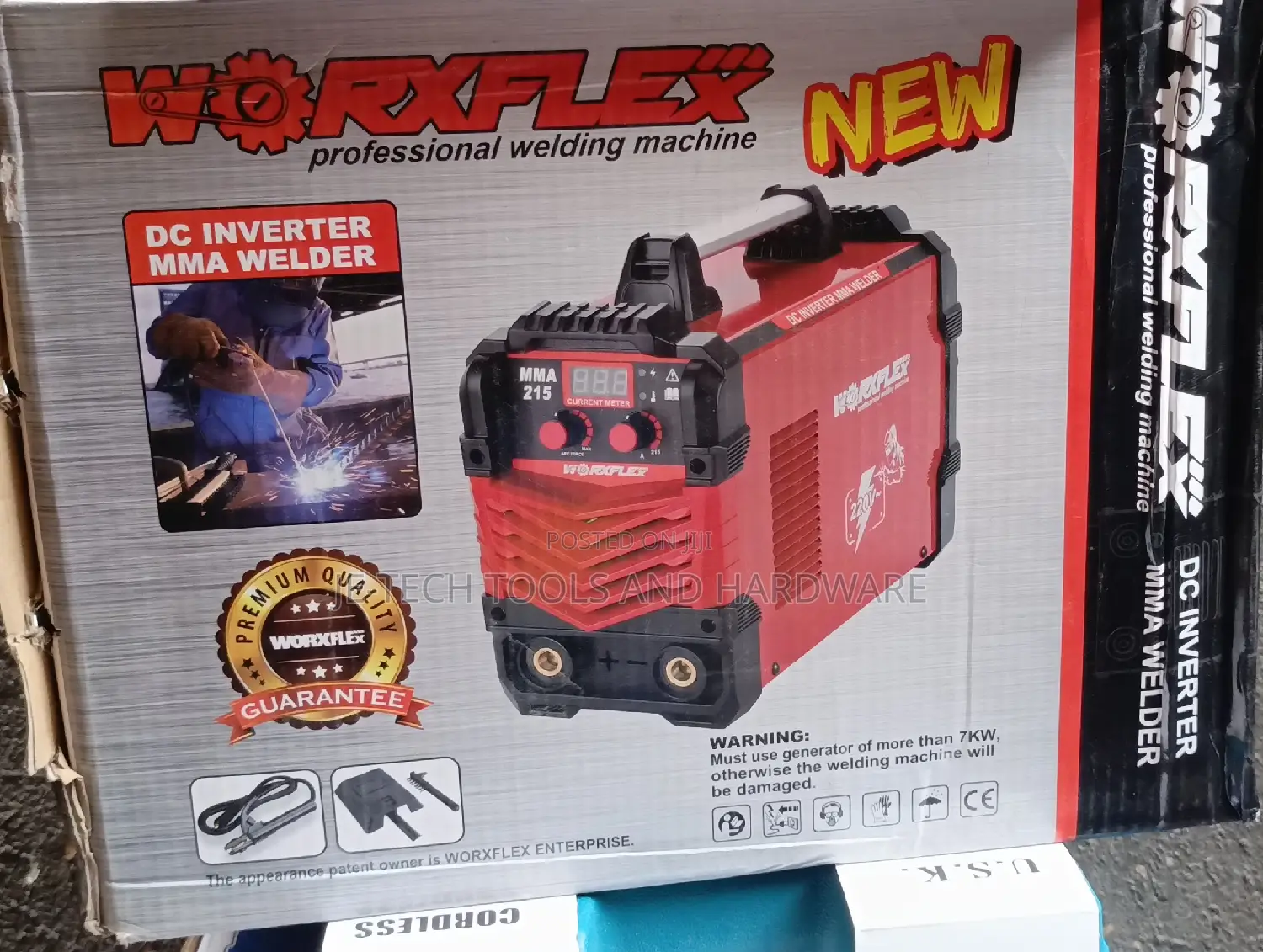Worxflex Inverter Welding Machine
215amps