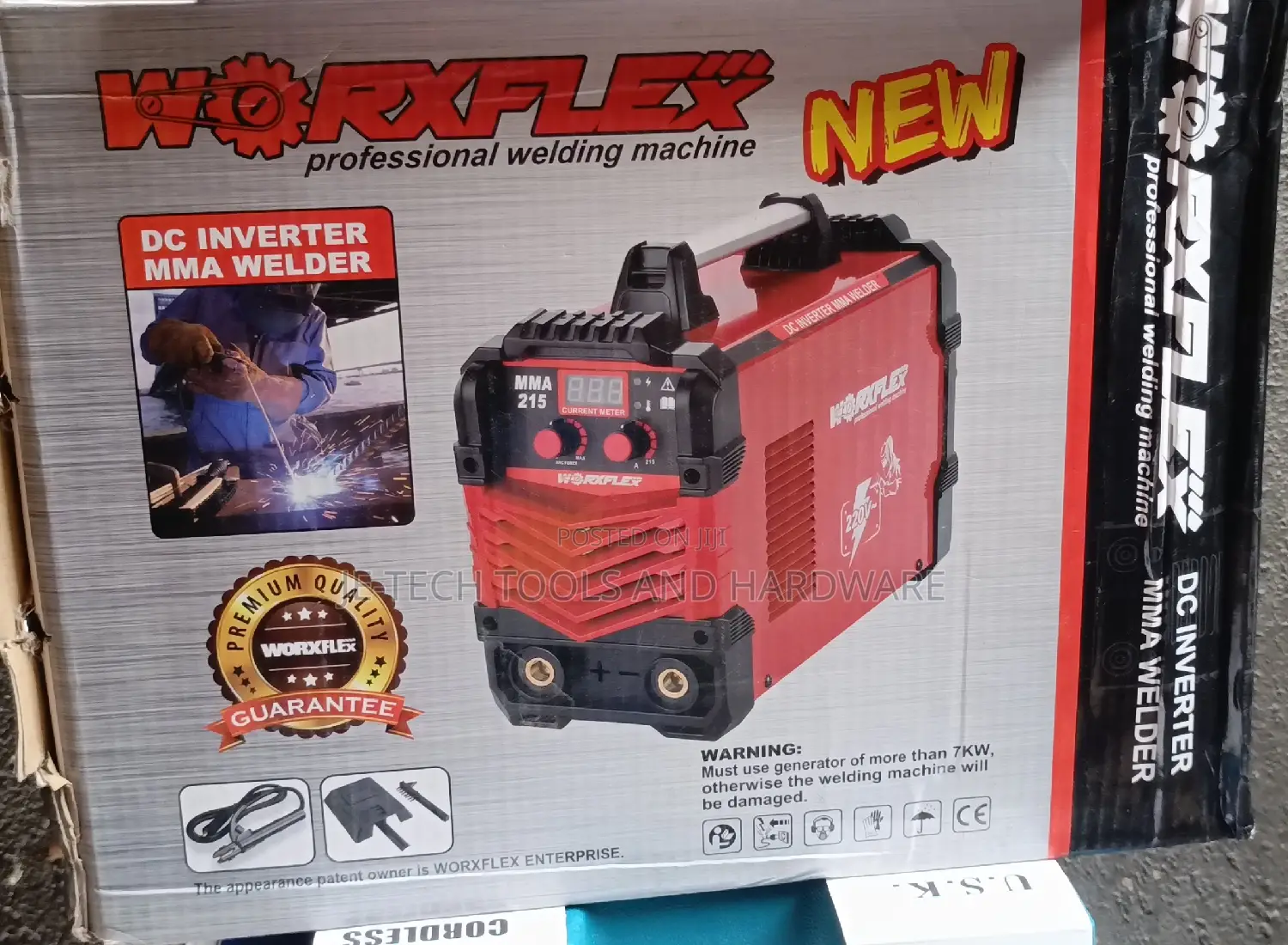 Worxflex Inverter Welding Machine
215amps