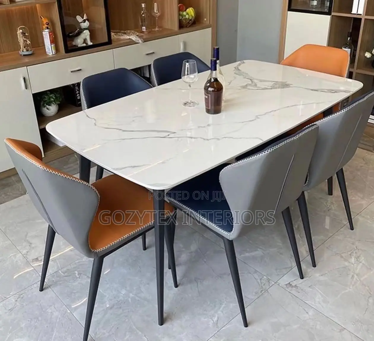 Marble Dinning Table Set