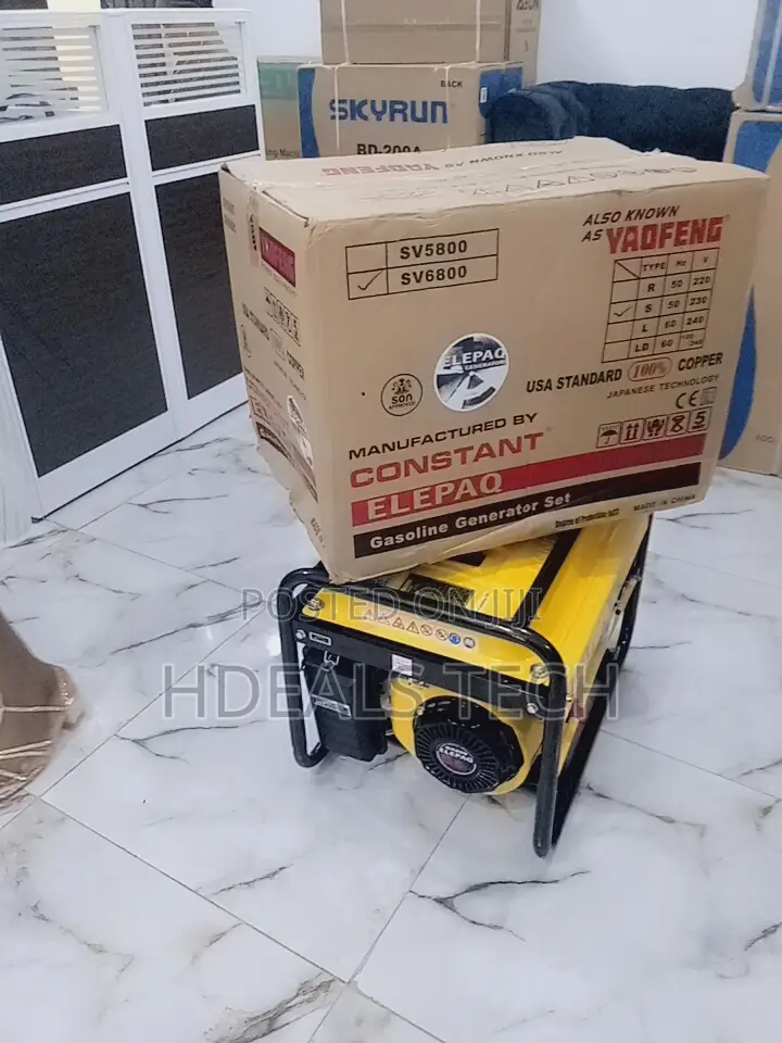 Affordable 4.5kva Constant Elepaq Generator.