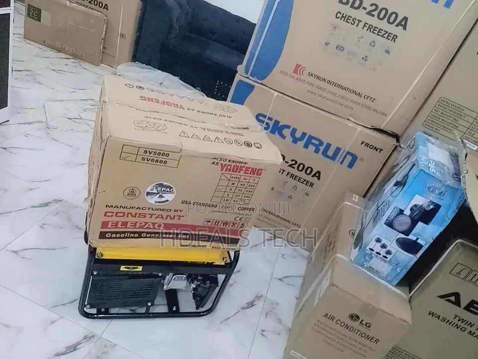 Noiseless Elepaq 4.5kva Housing Generator | Petrol User.