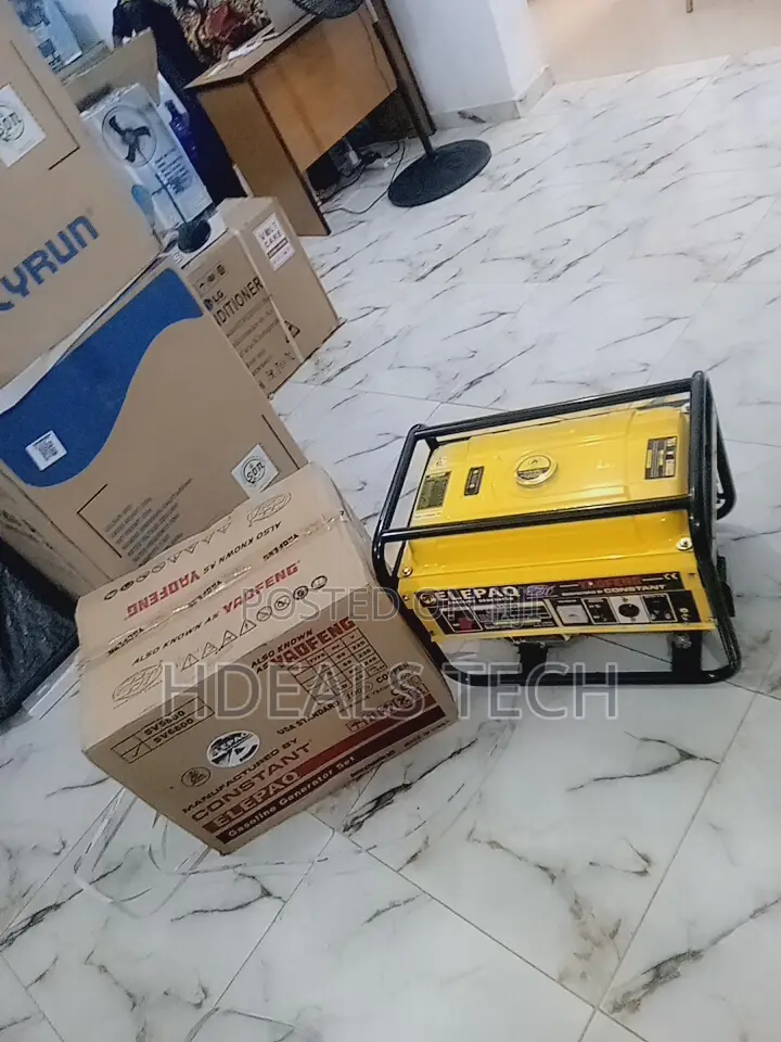 Elepaq Constant 4.5KVA Manual Start Generator.