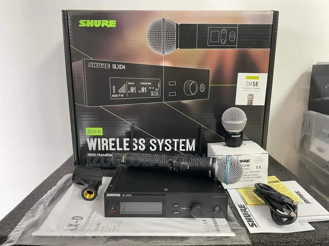 Shure Slxd24/B58 Wireless Handheld Microphone System