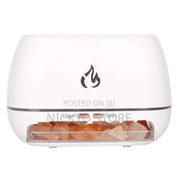 Crystal Salt Stone Aroma Humidifier With Night Light