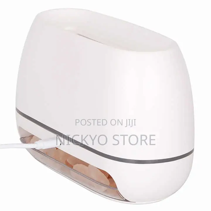 Crystal Salt Stone Aroma Humidifier With Night Light
