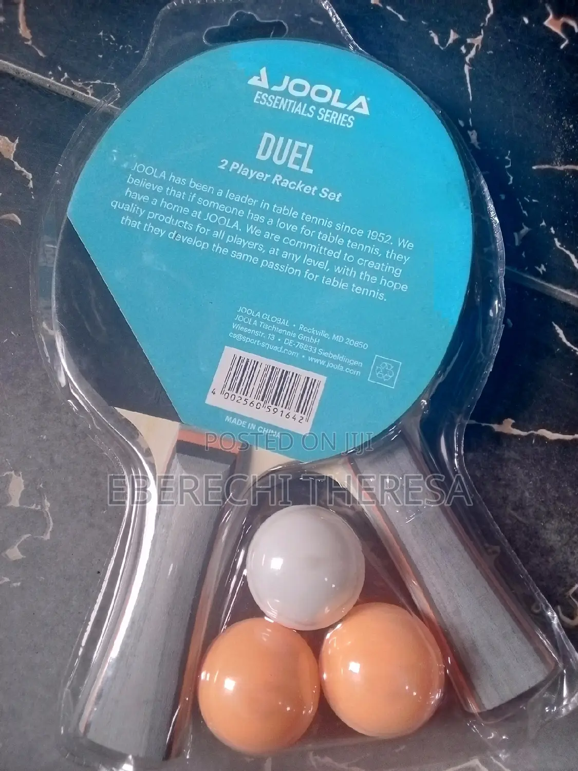 Joola 2 In 1 Table Tennis Bat