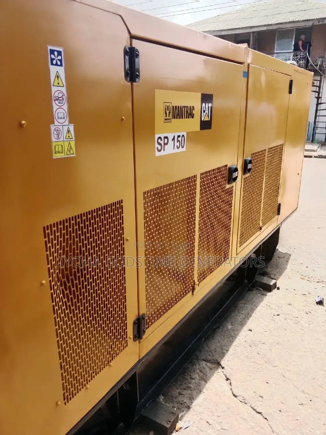 150 Kva Perkins Mantrac Cat Generator Just 3000 Running Hour