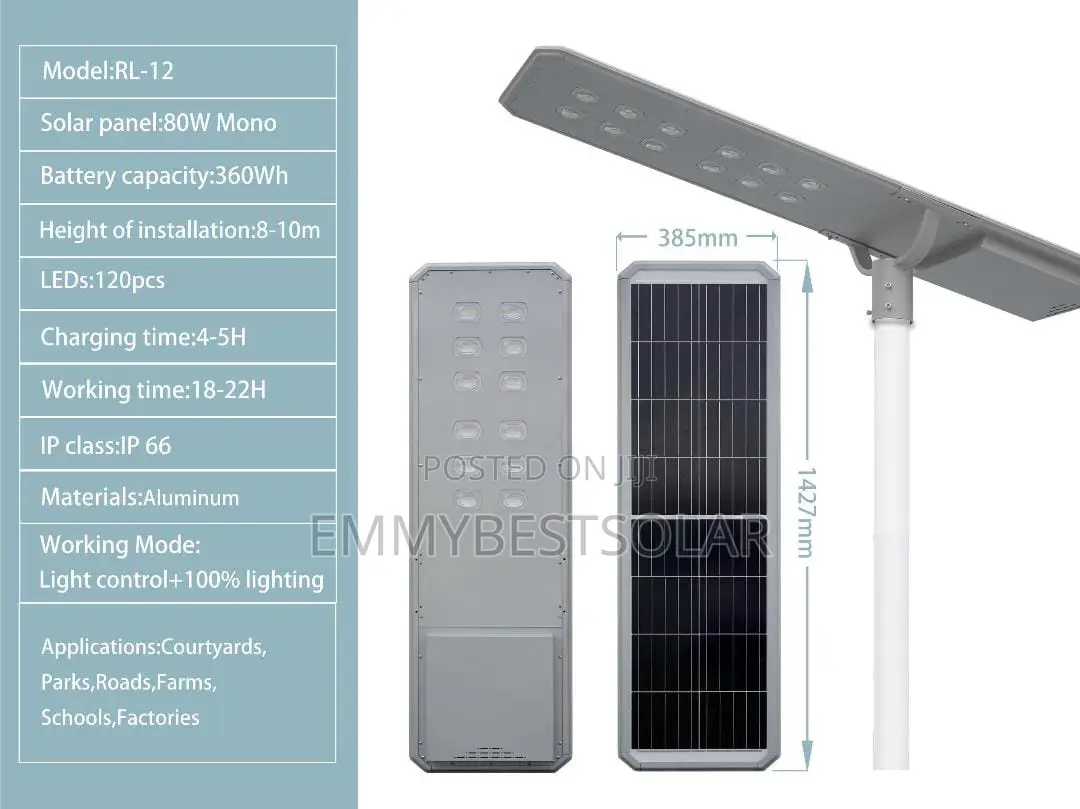 6000w All in One Solar Industrial Light