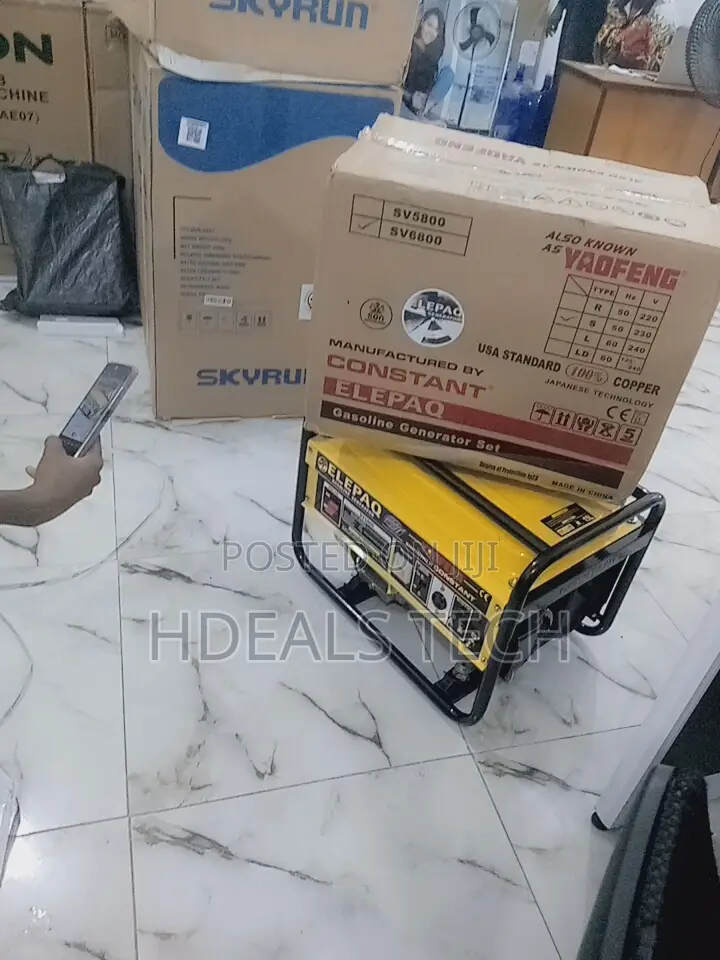 Top-Selling Manual Elepaq 4.5kva Generator.