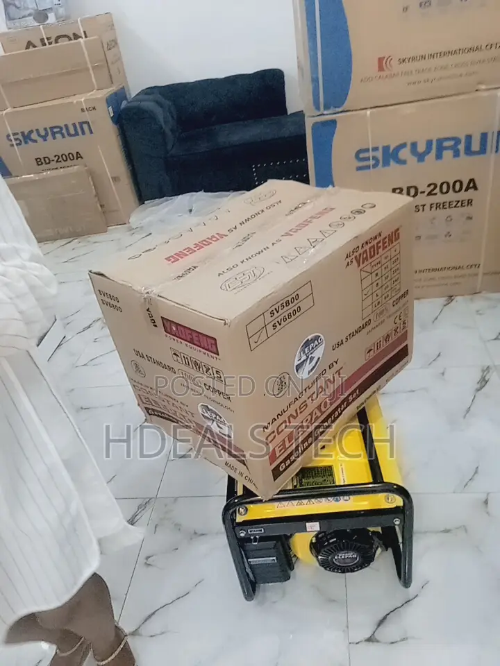 Super Durable Elepaq 4.5KVA Petrol Generator.