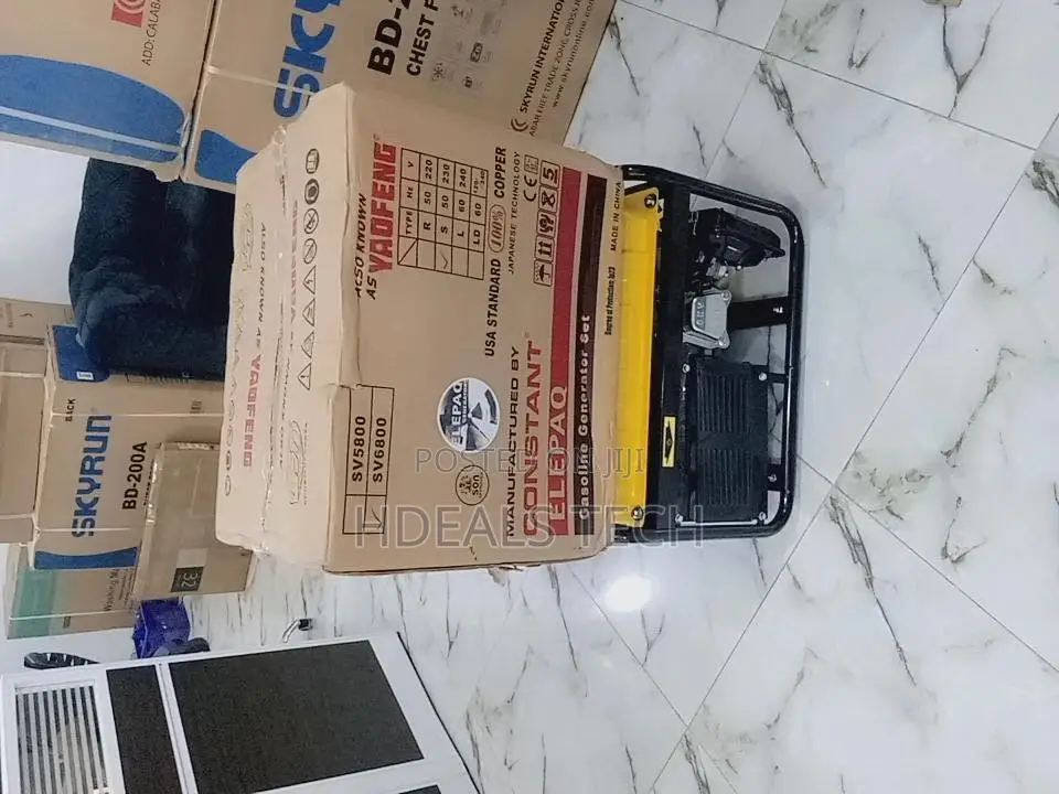 Best Manual Start 4.5kva ELEPAQ Petrol GENERATOR