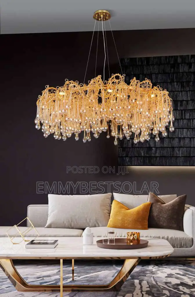 Luxury Rain Crystal Chandelier Light