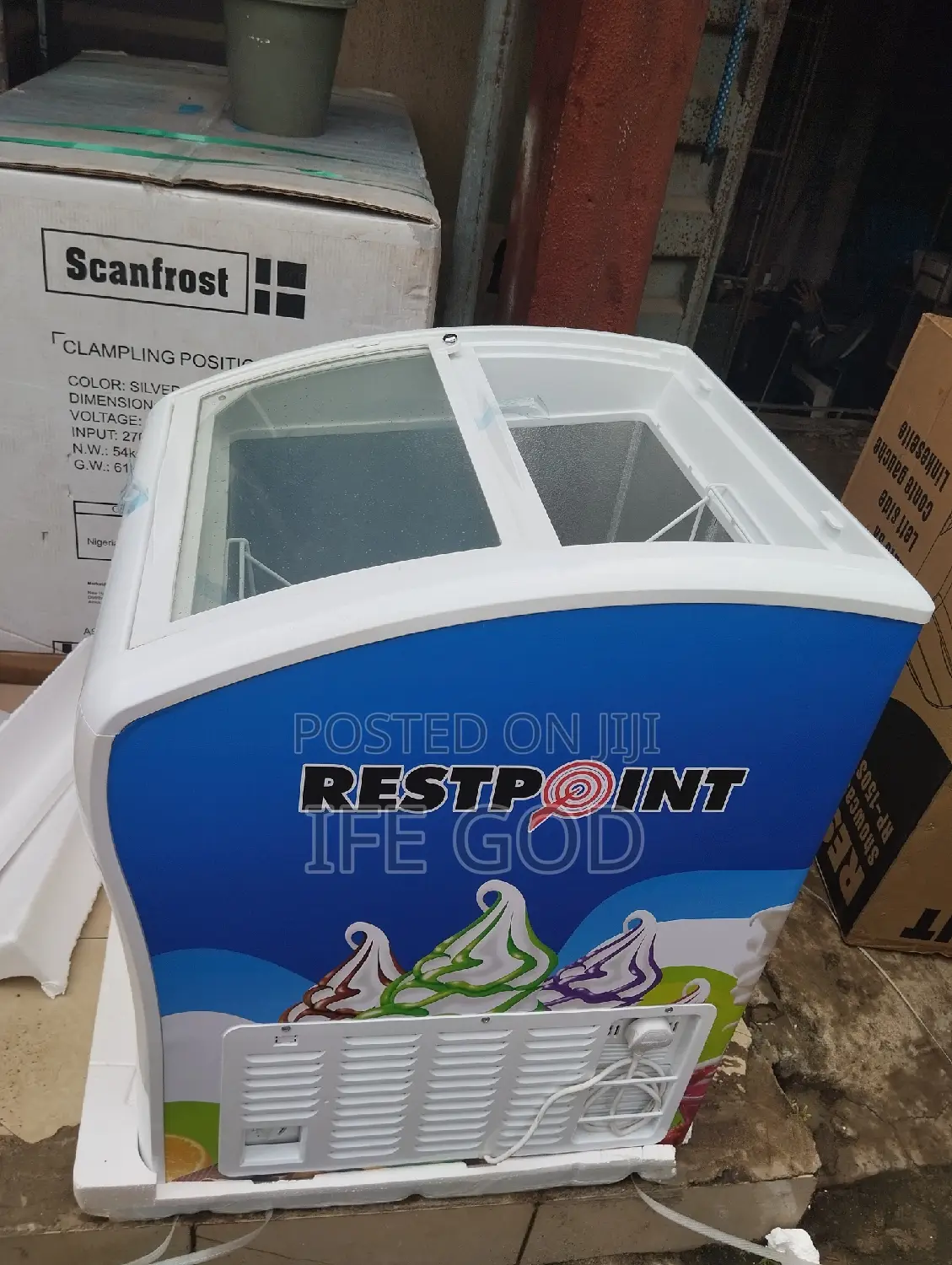 Original Restpoint Showcase Freezer 250litters 100%Copper