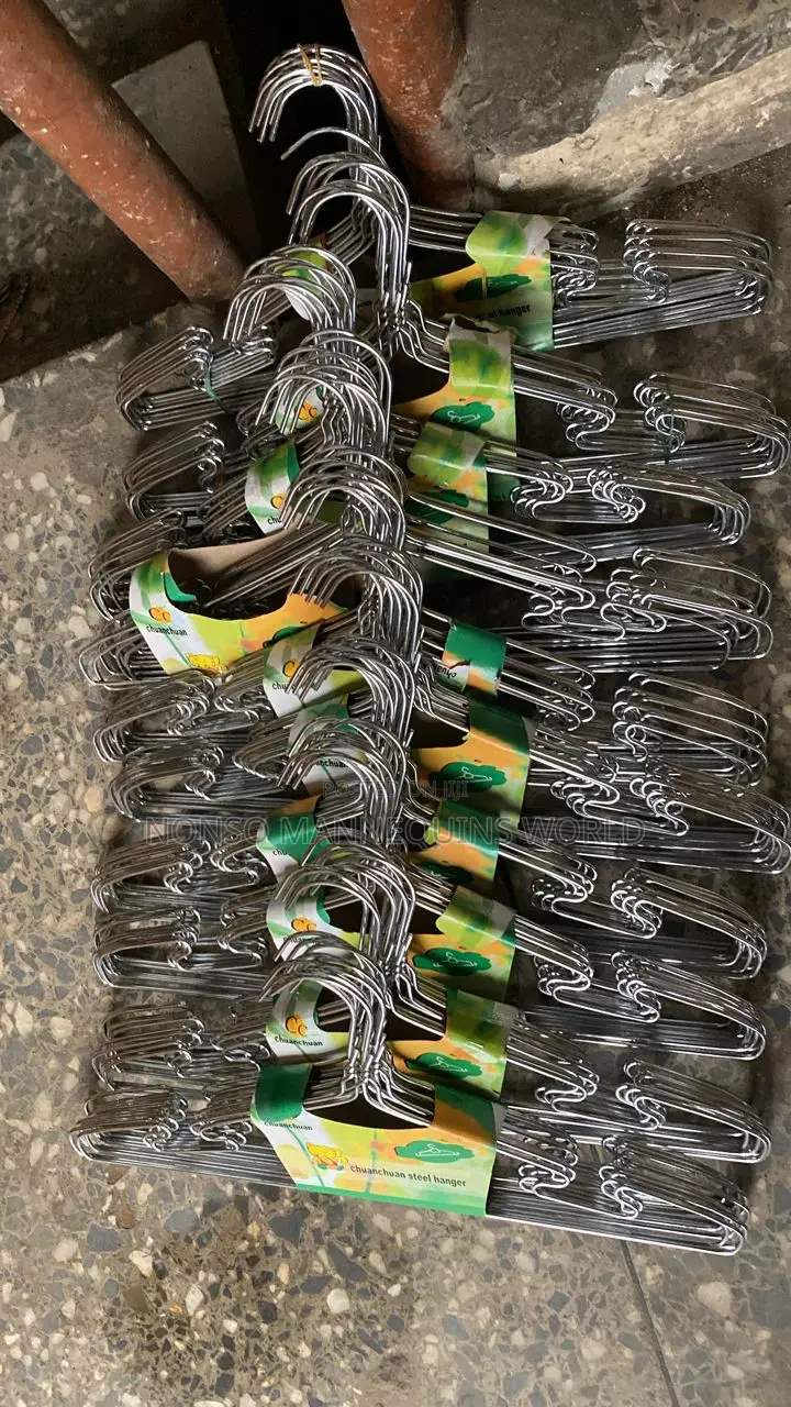 Stainless Steel Packs of Hangers