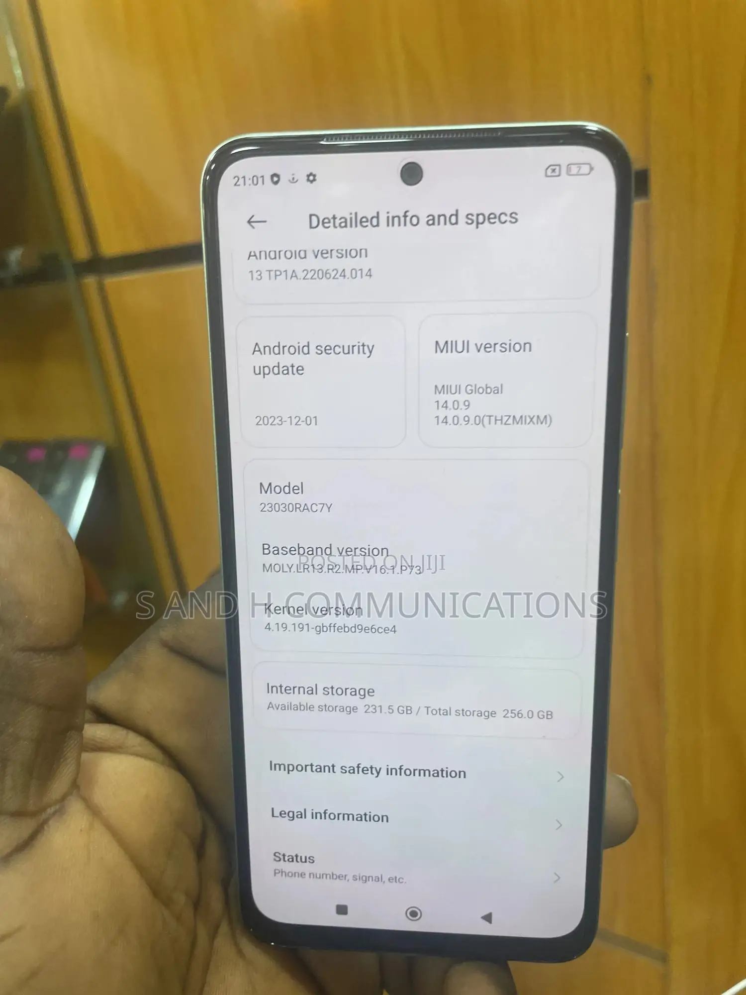 Xiaomi Redmi Note 12S 256 GB Green