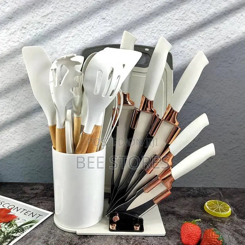 Quality Silicone Spoon ,Knives With Chopping Board