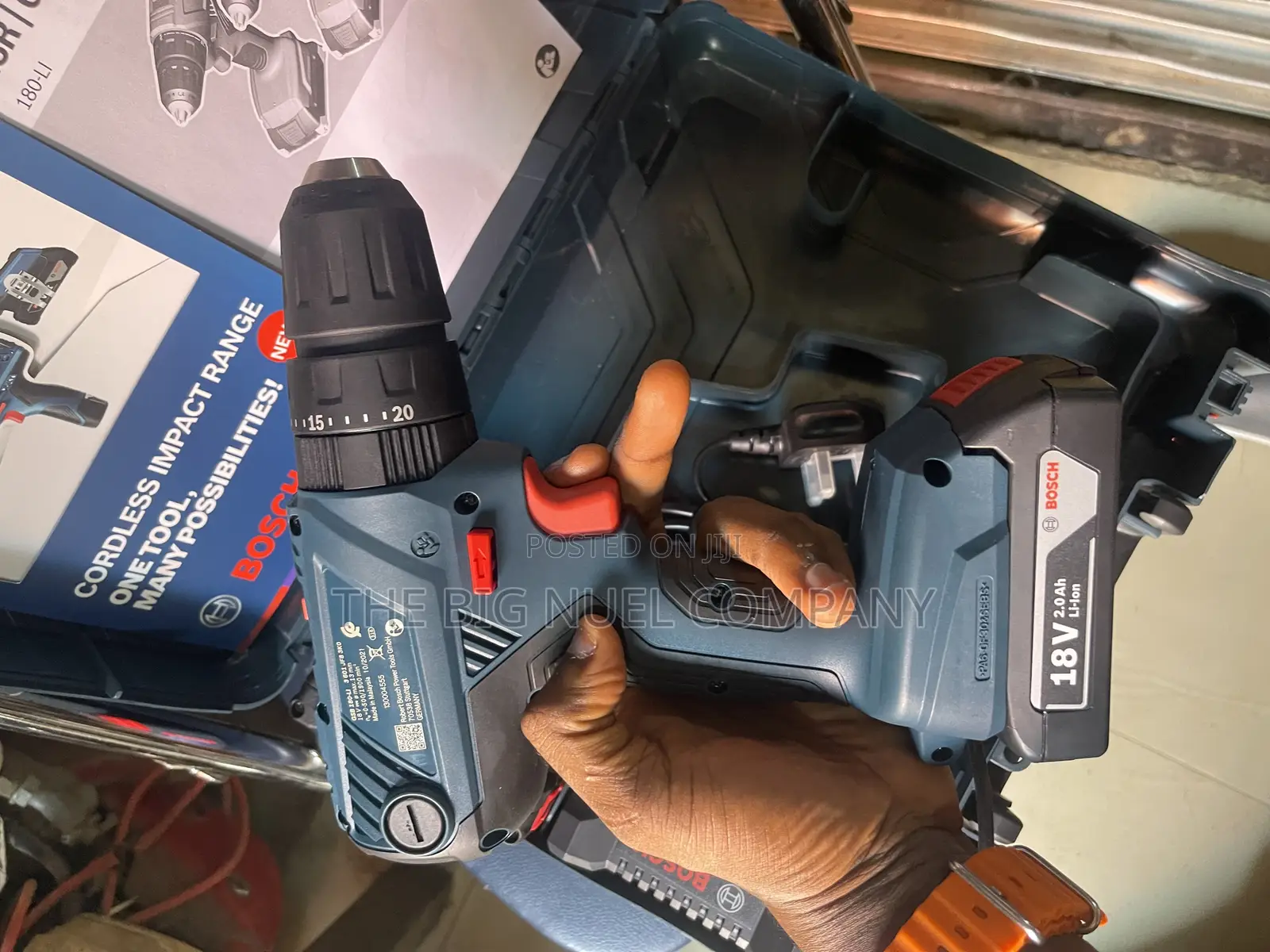 Original Cordless Bosch Drill Machine GSB 180-Li